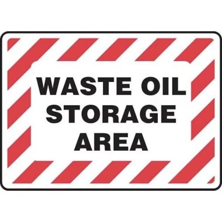 Accuform SAFETY SIGN WASTE OIL STORAGE AREA MCHG506XT MCHG506XT
